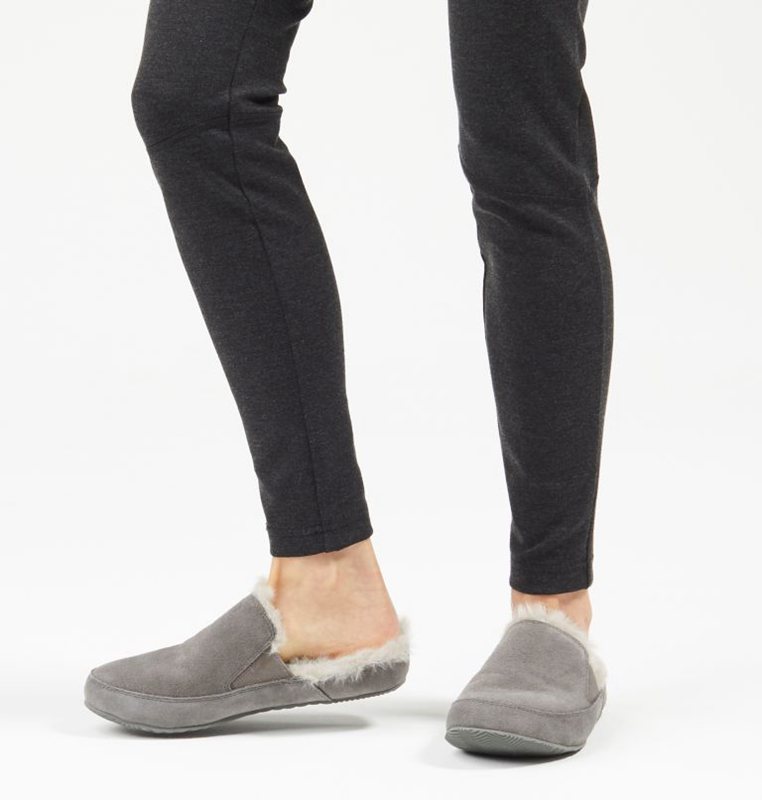 Womens Slippers Grey - Sorel Go™ - Errand Run - 185-CHGVLP